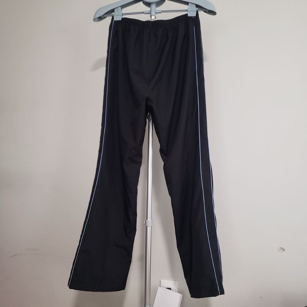 Russell Athletic Womens Medium M Black Lightweight Track Pants Elastic Waist - Picture 2 of 9